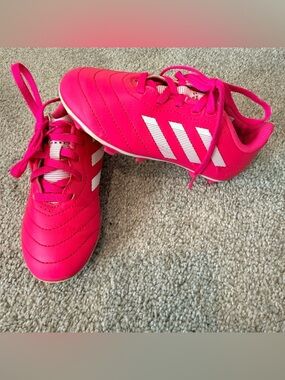 Adidas Kids' Goletto VIII FG Soccer Cleats Pink White Size 11K